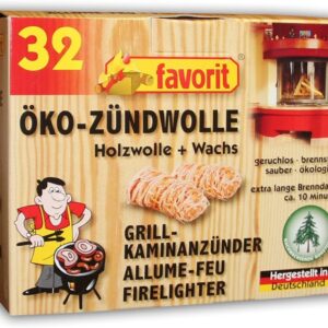 Öko-Anzündwolle – Naturanzünder für Kamin, Ofen & Grill | 3 kg