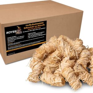 Öko-Anzündwolle – Naturanzünder für Kamin, Ofen & Grill | 5 kg